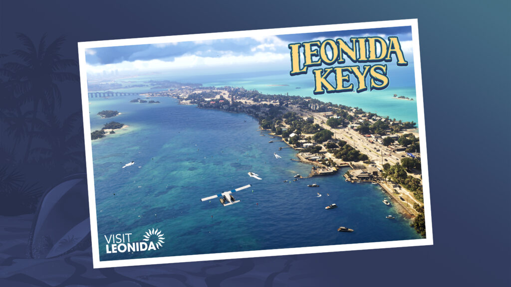 Carte postale officielle de Leonida Keys — Rockstar Games.