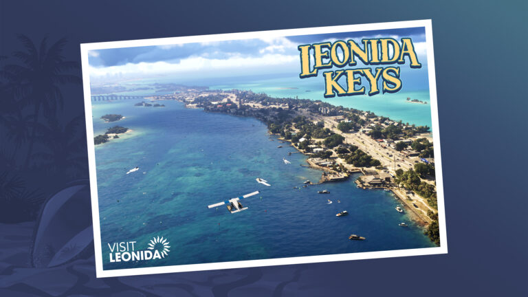 Carte postale officielle de Leonida Keys — Rockstar Games.