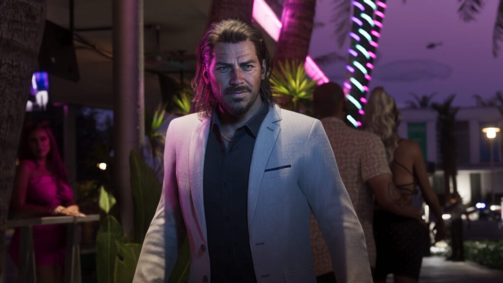 Raul Bautista dans un club — capture officielle GTA VI