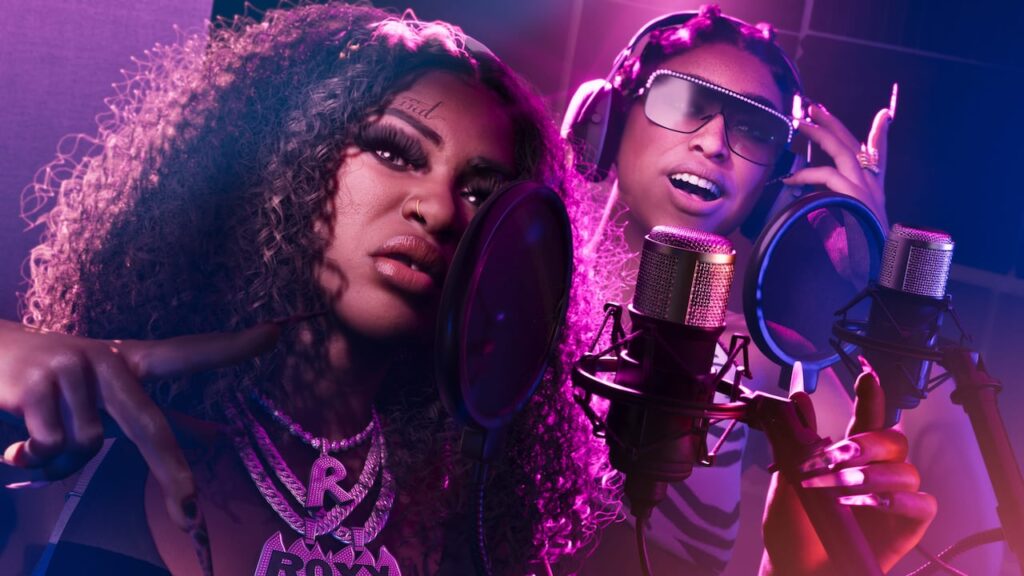 Real Dimez dans un studio d’enregistrement — capture officielle GTA VI