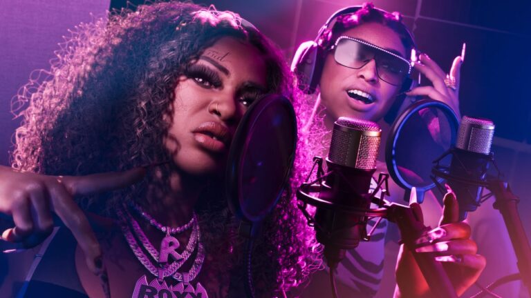 Real Dimez dans un studio d’enregistrement — capture officielle GTA VI